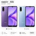 OPPO A6k - Vista frontal Violeta y Azul
