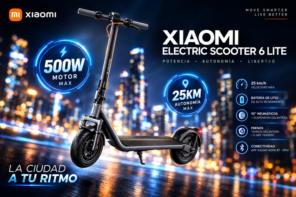 Xiaomi Scooter 6 Lite - Banner dinámico