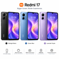 Xiaomi Redmi 17 256GB - Vista frontal Negro, Azul, Morado