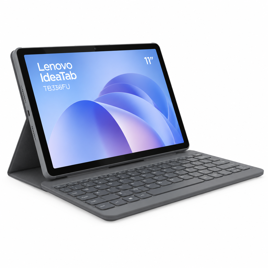 Lenovo IdeaTab TB336FU - Con teclado Folio fondo blanco